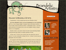 Tablet Screenshot of brandelicartistry.com